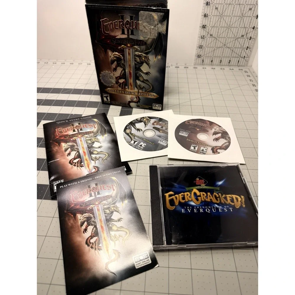 EverQuest II 2 Sentinel's‎ Fate Collector's Edition PC 2010 Big Box